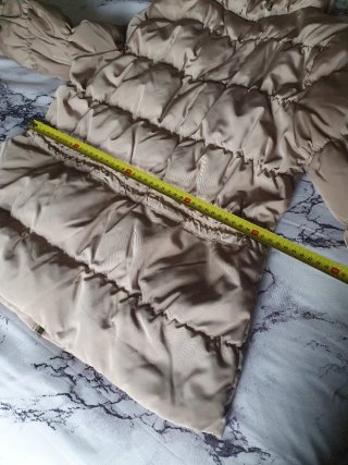 Plumífero Zara Beige Mujer