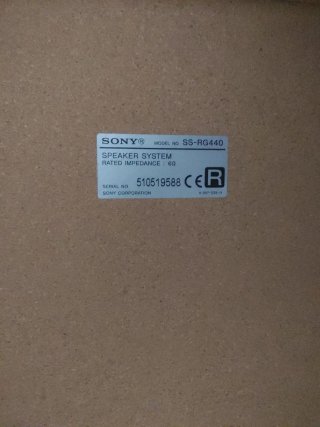 Altavoces Sony Dobles Plata y Negro
