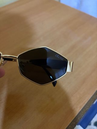 Occhiali da sole Celine oro e neri