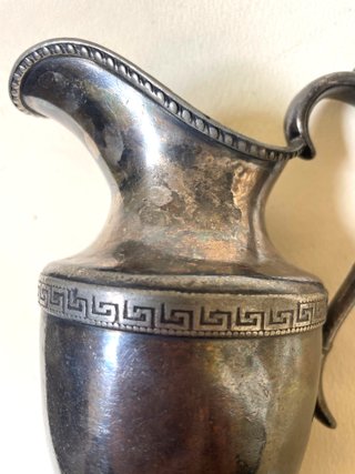 3 brocche in silver plate