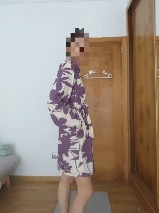 Vestido Natura morado sin estrenar