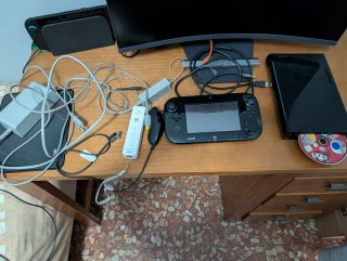 Consola Wii U nera + accessori