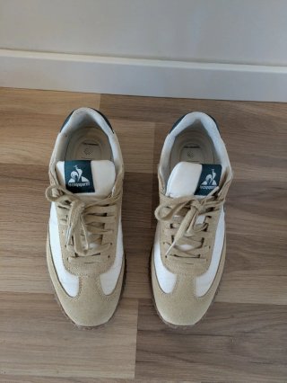 Zapatillas Le Coq Sportif Veloce I Beige/Verde