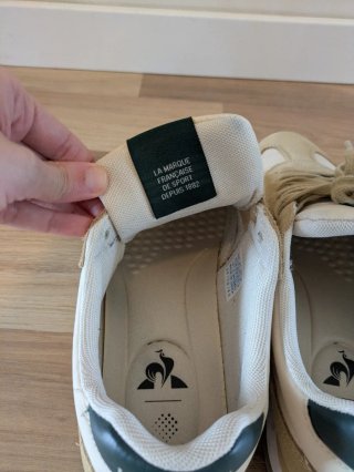 Zapatillas Le Coq Sportif Veloce I Beige/Verde