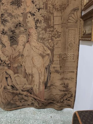 Gran tapiz francés siglo XIX