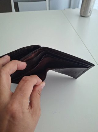 Cartera de cuero PIELNOBLE marrón