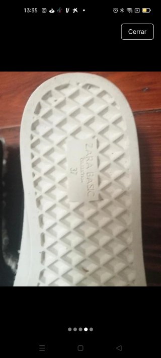 Zapatillas Zara negras con forro de pelo