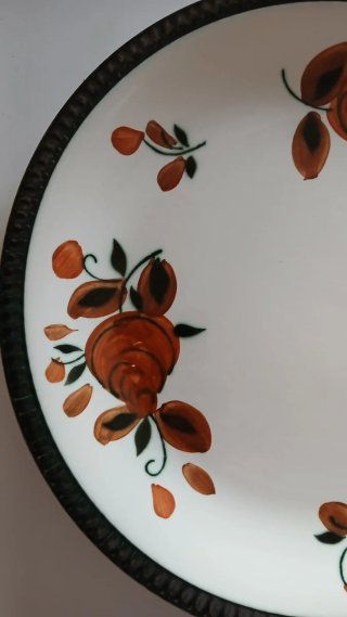 Set 4 piatti Boch decorati