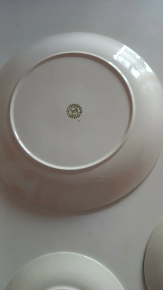 Set 4 piatti Boch decorati