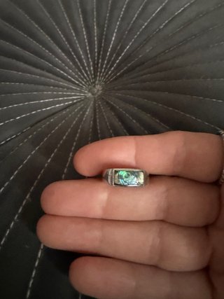 Anello Argento 925 con Pietra Multicolor