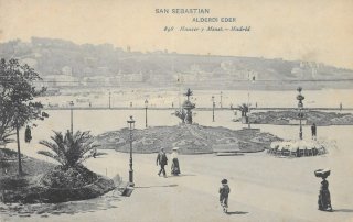 Postal Antigua San Sebastián Alderdi Eder