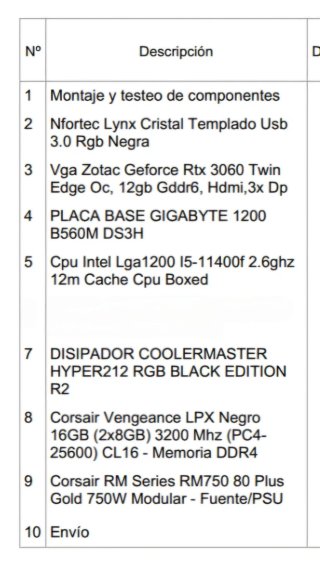 Caja PC Negra