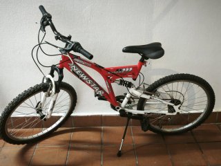 Bicicleta Montaña Newstar Roja