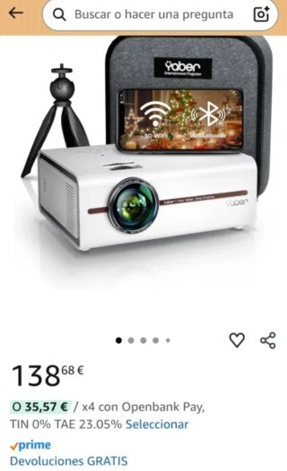 Proyector Portátil Yaber V5 Mini