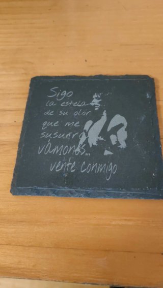 Posavasos Pizarra Extremoduro Personalizado.