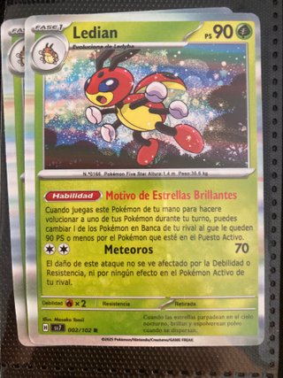 Carta Pokémon Ledian Fase 1 PS 90