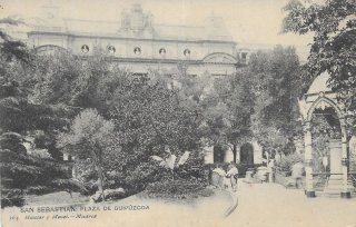 Postal Antigua San Sebastián Plaza de Guipúzcoa