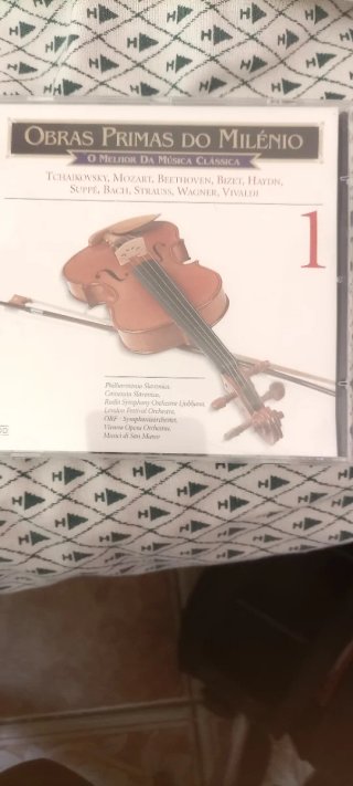 CD Obras Primas do Milénio Música Clássicas