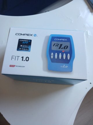 Compex Fit 1.0 Electroestimulador Azul Producto