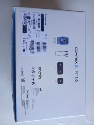 Compex Fit 1.0 Electroestimulador Azul Producto