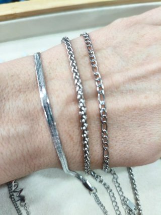 Pulsera Acero Inoxidable con Detalles