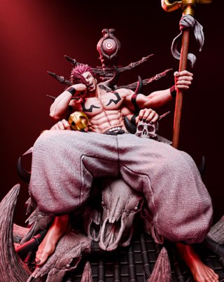 Figura Resina Sukuna Trono JJK