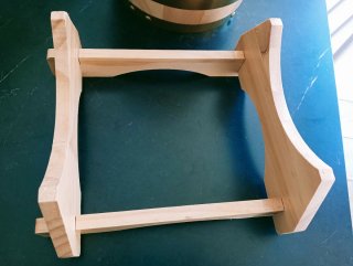 Baúl de madera para eventos