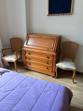 Habitación rústica madera maciza