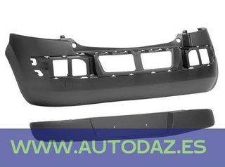 Parachoques trasero imprimado + moldura 3/5ptas RENAULT MEG