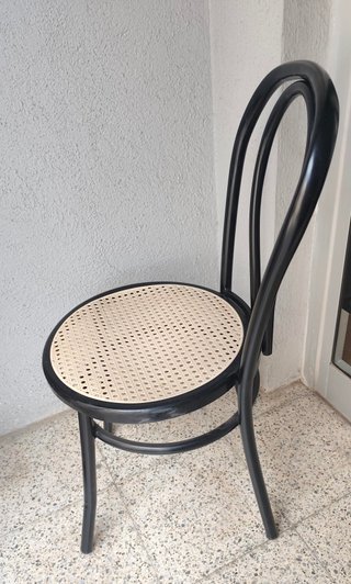 Silla Thonet metálicas asiento de malla