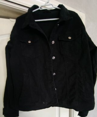 Chaqueta vaquera negra