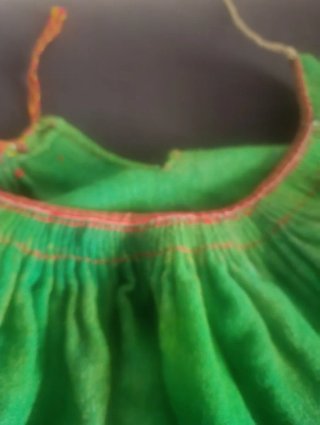 Manteo o Saya Tradicional Verde