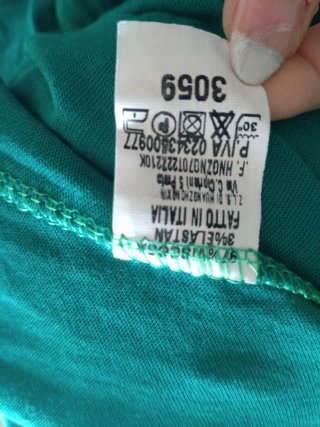 Vestito verde in pizzo