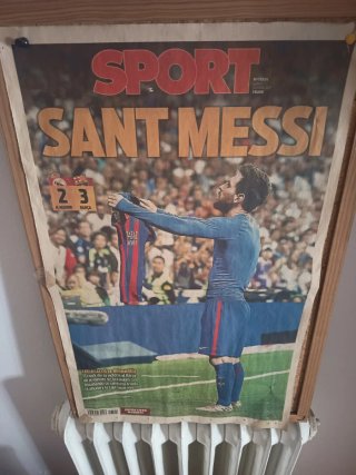 PORTADA periódico SPORT Messi Sant 24 Abril 2017