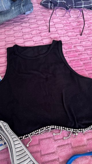 Conjunto Tops Mujer Negro y Blanco