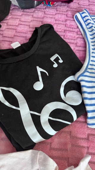 Conjunto Tops Mujer Negro y Blanco