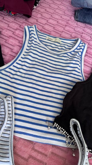 Conjunto Tops Mujer Negro y Blanco