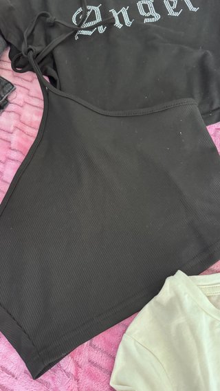 Conjunto Tops Mujer Negro y Blanco