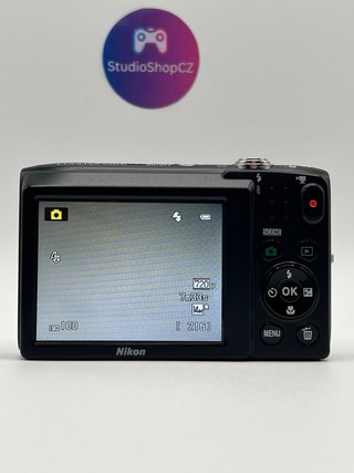 Nikon Coolpix S2600 Fotocamera Digitale Nera