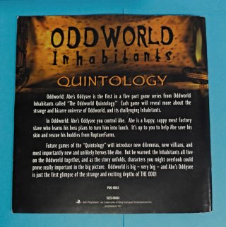 Oddworld: Abe's Oddysee PAL UK PS1