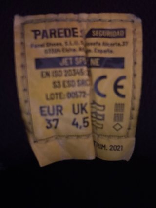 Botas de seguridad PAREDES ESD negras