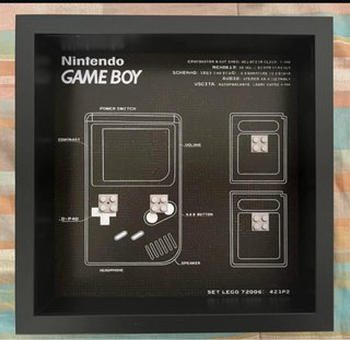 Teca vetrina Lego Game Boy Nintendo
