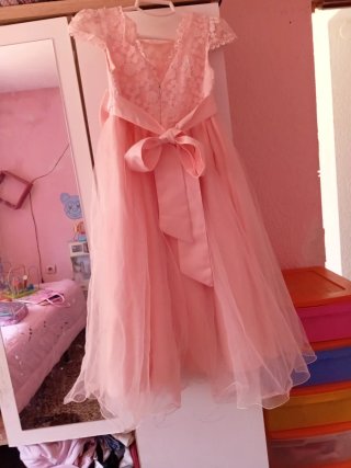 Vestido azul rosa y blanco tengo de los tres color