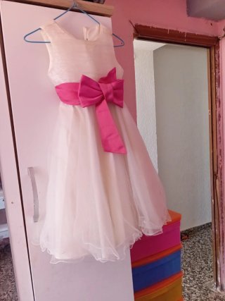 Vestido azul rosa y blanco tengo de los tres color