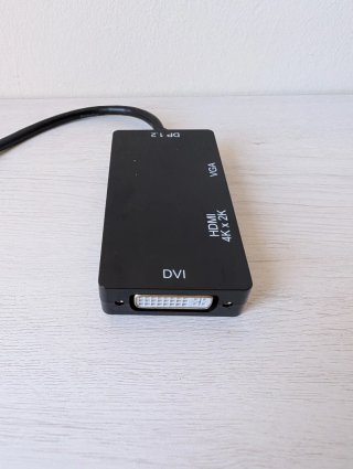 Adaptador Mini DisplayPort 1.2 a HDMI 4K/VGA/DVI