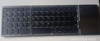 Teclado Bluetooth Plegable B033 con Touchpad