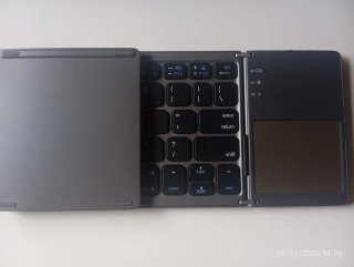 Teclado Bluetooth Plegable B033 con Touchpad