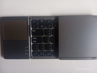 Teclado Bluetooth Plegable B033 con Touchpad