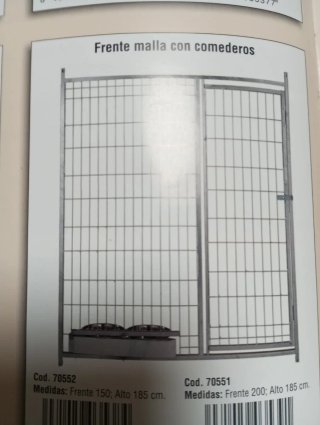 perreras completas 280€ y 300€ acero galvanizado