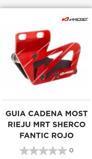 Guía Cadena Most Rojo Rieju MRT Sherco